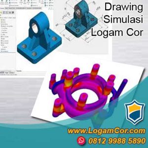 Drawing-Simulasi-Jasa-Pengecoran-Logam-Servo-Iron